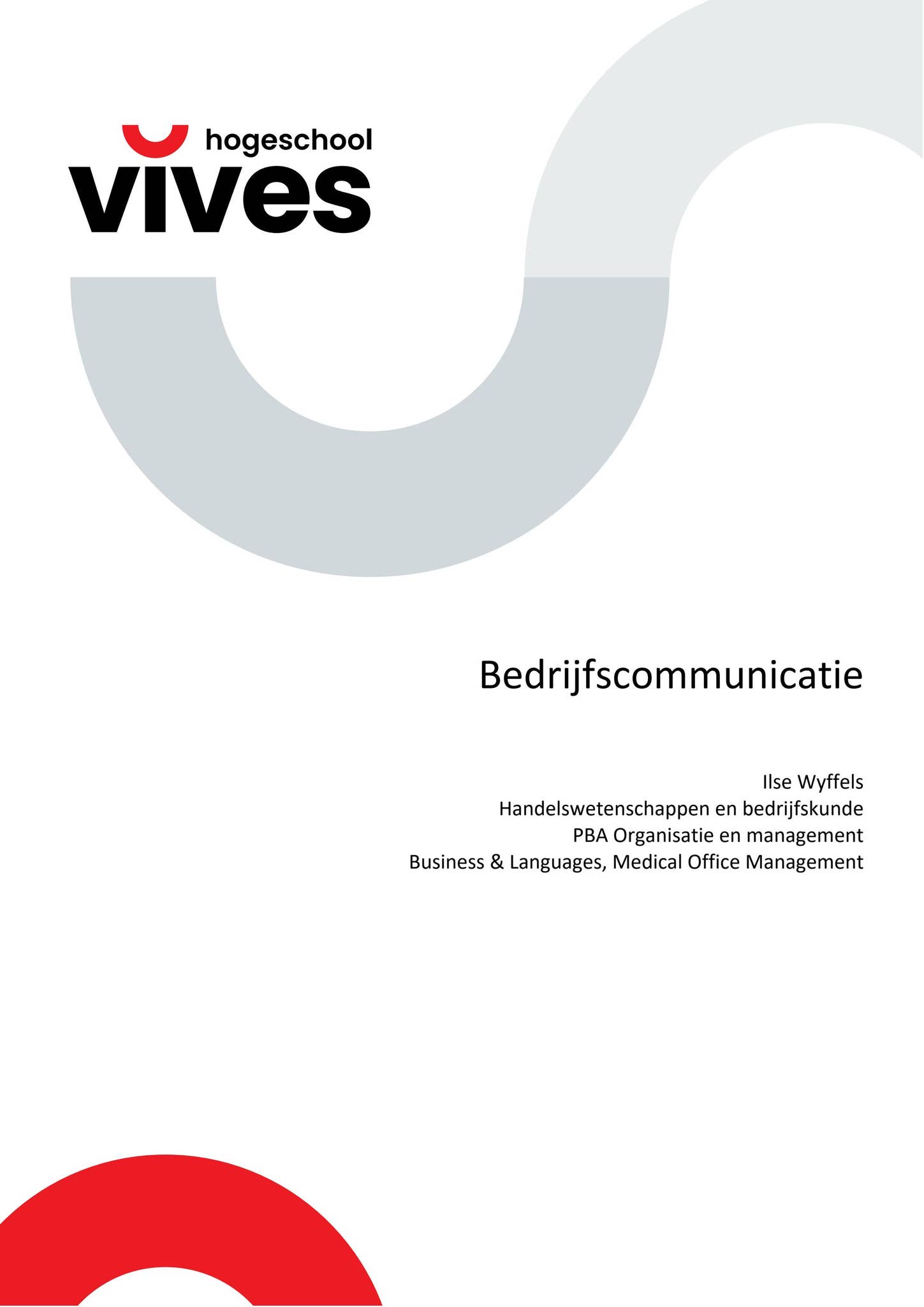 VIVES - bachelor Business & Communication - bedrijfscommunicatie by  hogeschoolvives - Issuu