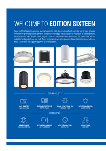 Lighting Edition 16 灯饰目录 · Saxby 第 2 页