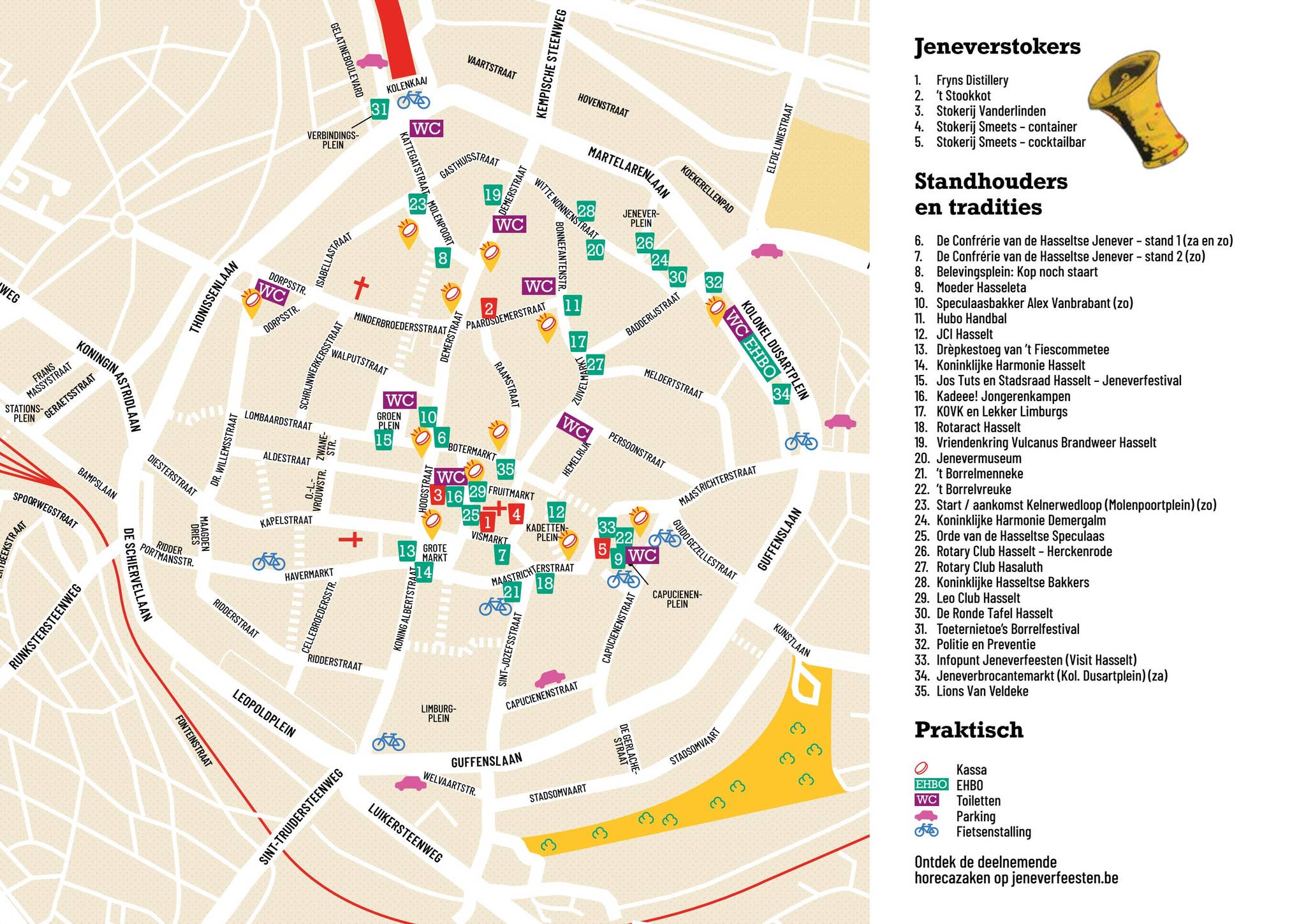 Jeneverfeesten 2024 stadsplan by Stad Hasselt - Issuu