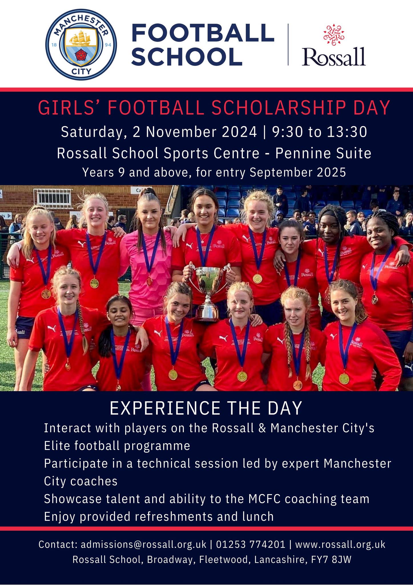 Girls' Football Scholarship Day by Rossall School - Issuu