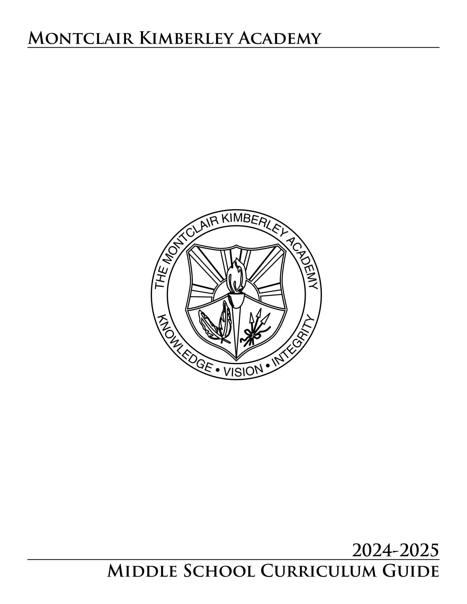 2024-2025 Middle School Curriculum Guide by Montclair Kimberley Academy ...