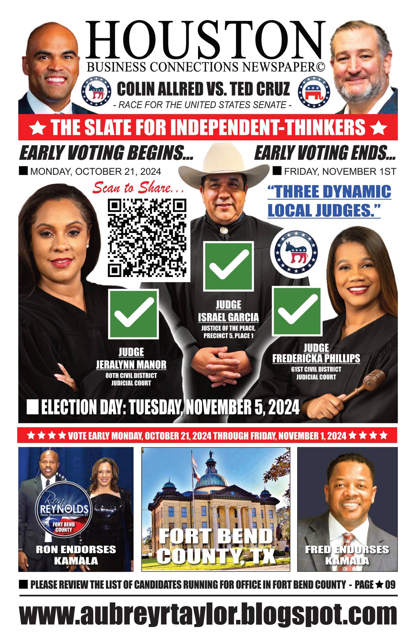 Compare the 2024 Houston Chronicle Endorsements to the Houston Business Connections ...