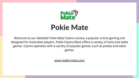 Pokie Mate Casino