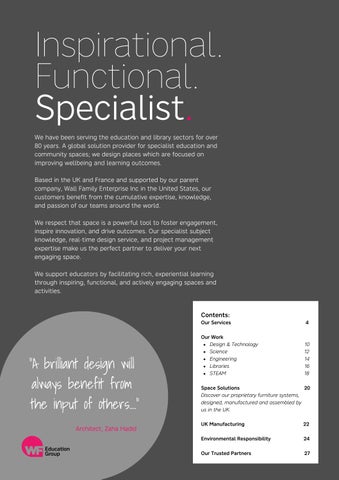 WF Education Specialist Spaces 家具手册 第 2 页