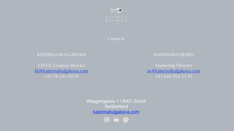 Katerina Bulgakova Zurich 室内 Design studio (Media Kit) 第 17 页