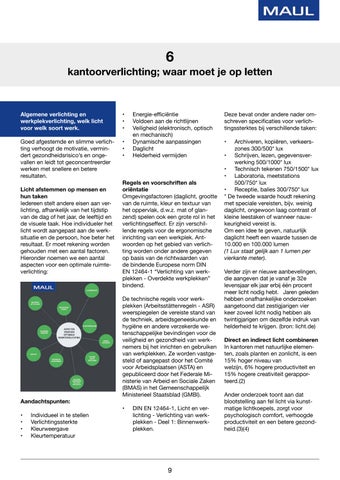 Magenta Communicatie 灯饰目录 · Whitepaper werkplek 照明 第 9 页