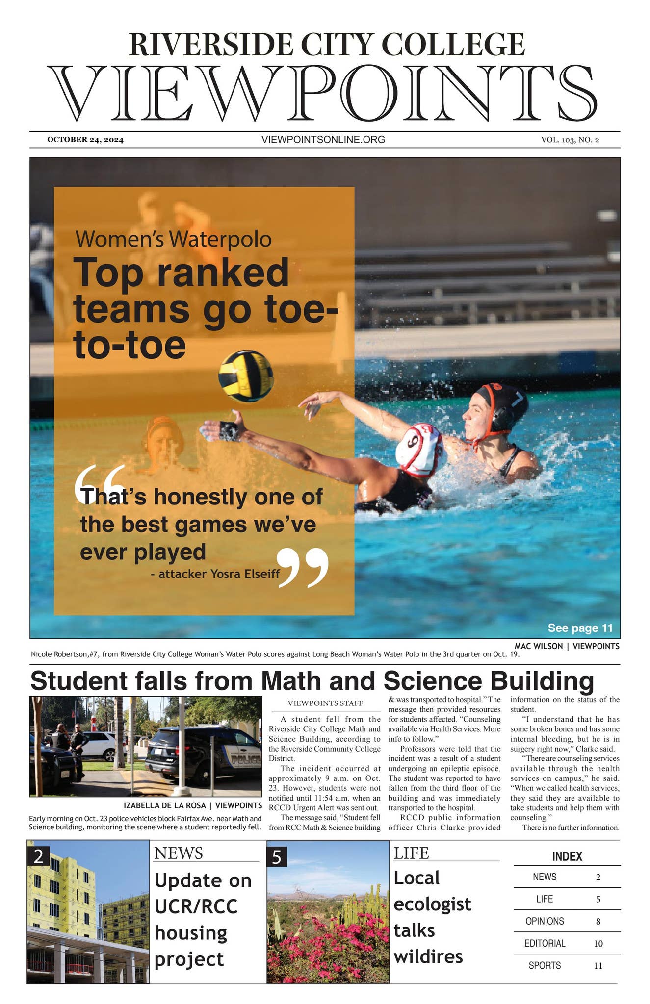 Viewpoints Vol. 103 No. 2 Oct. 24, 2024 by RCC Viewpoints - Issuu
