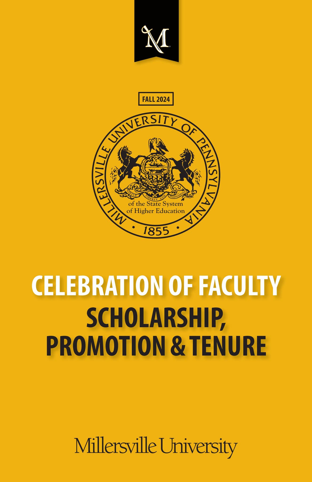 Millersville University Fall 2024 Celebration of Faculty Scholarship