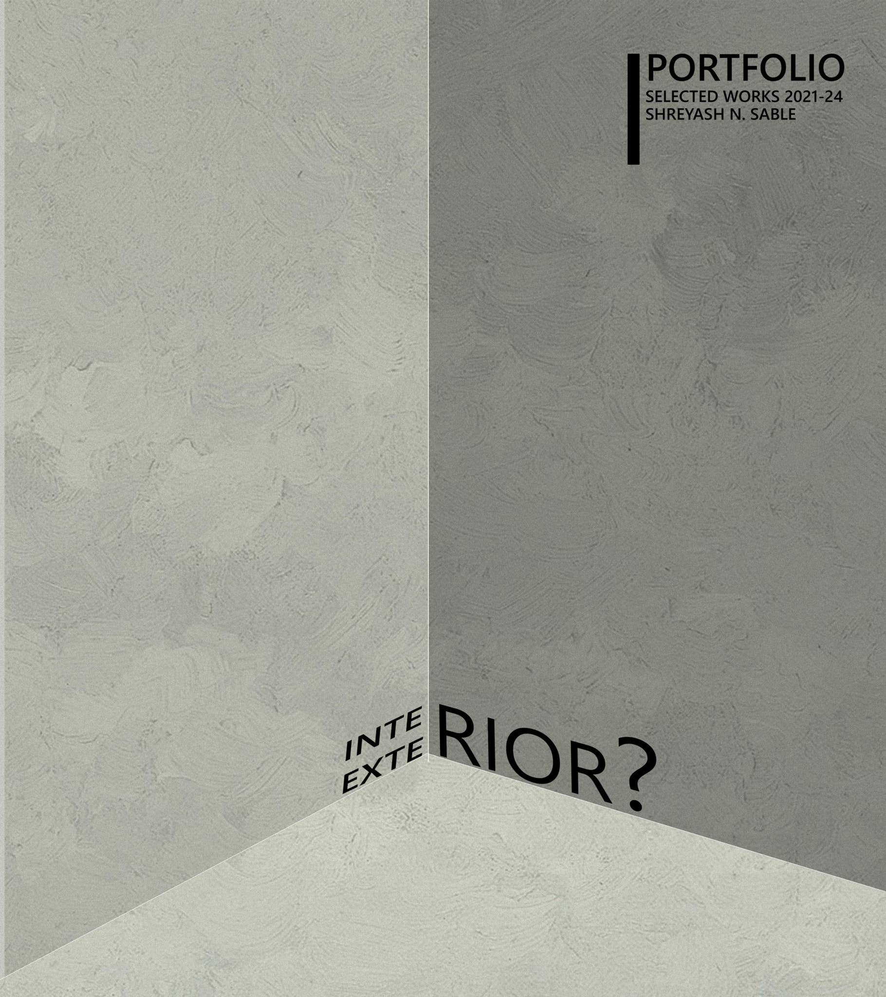 UNDERGRADUATE PORTFOLIO (2024) FOR INTERNSHIP by Shreyash Sable - Issuu