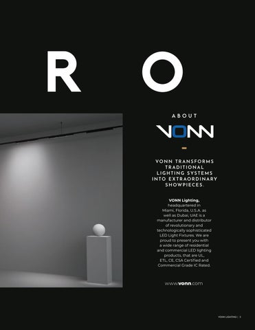 VonnLighting VONN Magnetic 轨道灯 目录 第 3 页