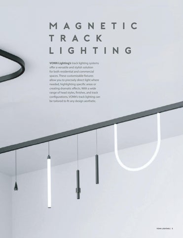 VonnLighting VONN Magnetic 轨道灯 目录 第 5 页