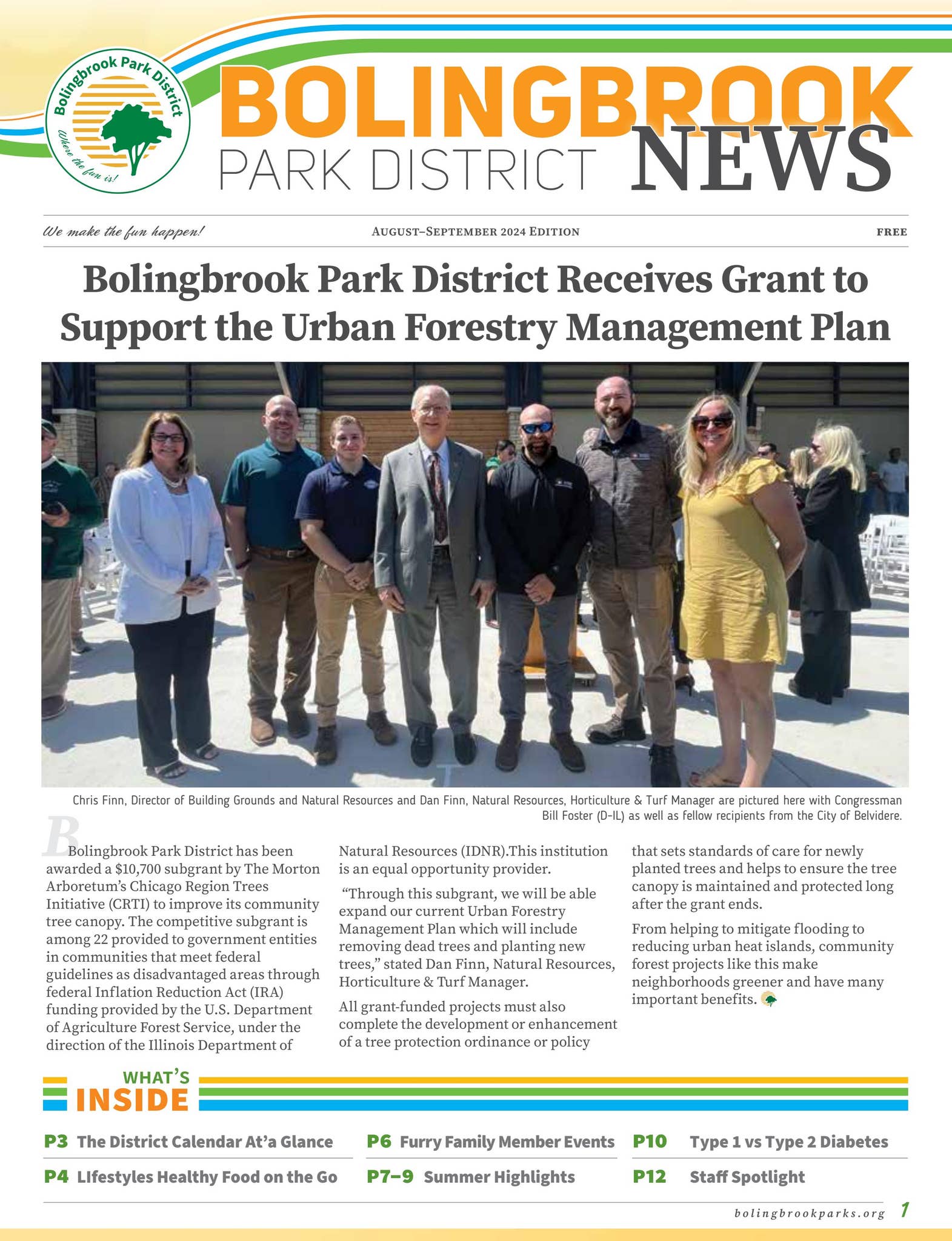 Bolingbrook Park District News August/September 2024 Edition by