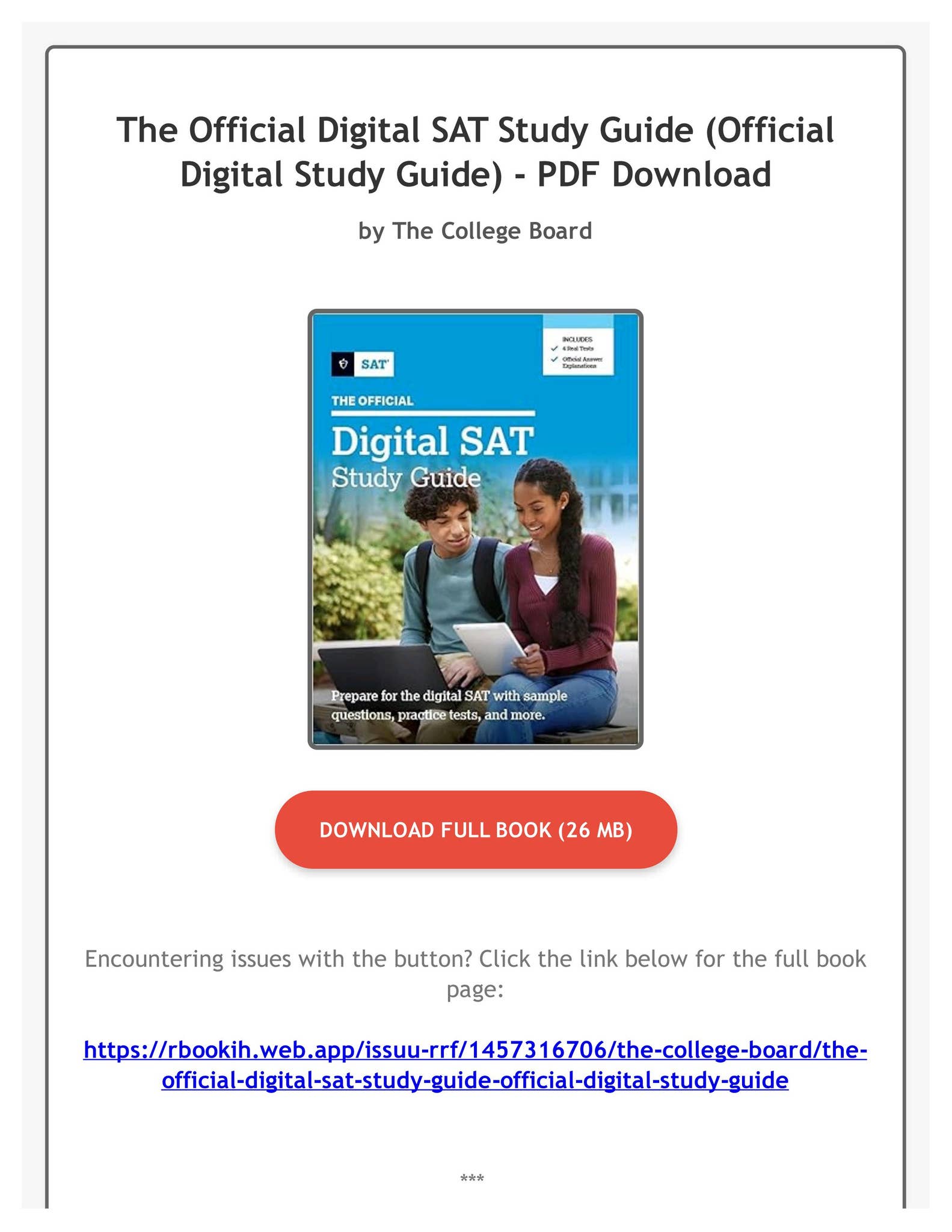 語学・辞書・学習参考書 The Official Digital SAT Study Guide The Official Digital SAT Study Guide