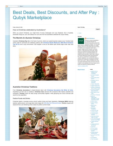 How is Christmas celebrated by Australians?