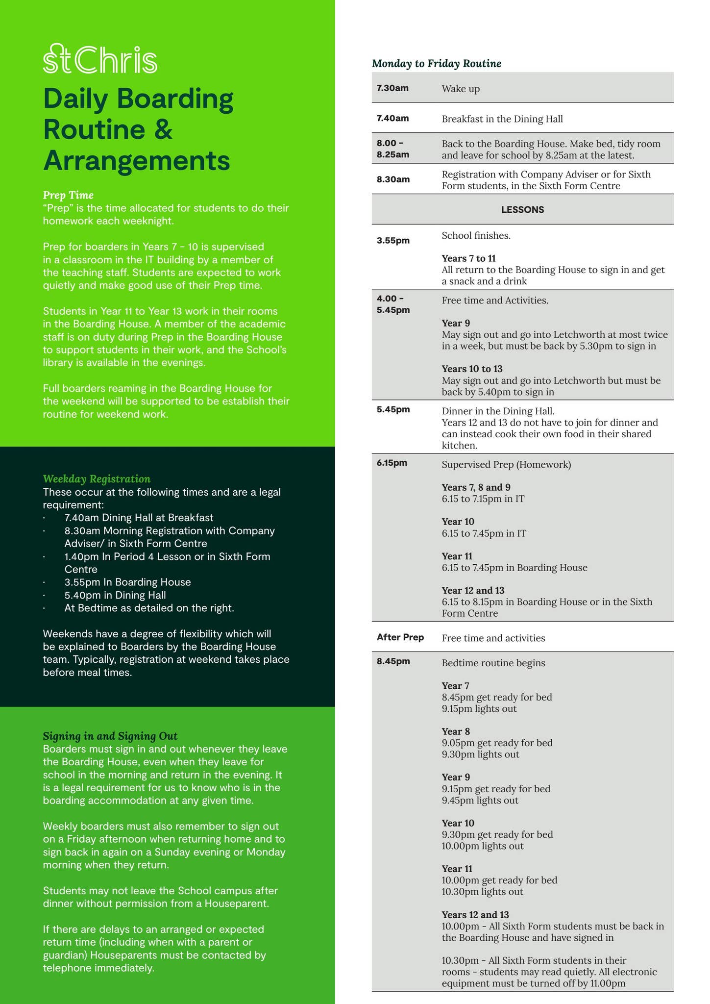 Boarding Program Boarding Daily Routine by St Christopher School - Issuu
