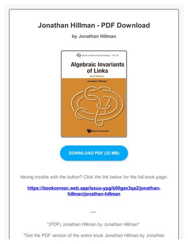 PDF Ebook An Interactive Introduction to Knot Theory (Aurora
