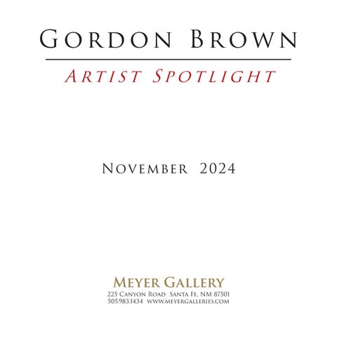 Gordon Brown: Artist 射灯 第 3 页