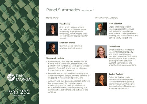 WAI-262 Tiaki Taonga Pōneke Symposium 第 14 页