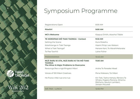 WAI-262 Tiaki Taonga Pōneke Symposium 第 6 页