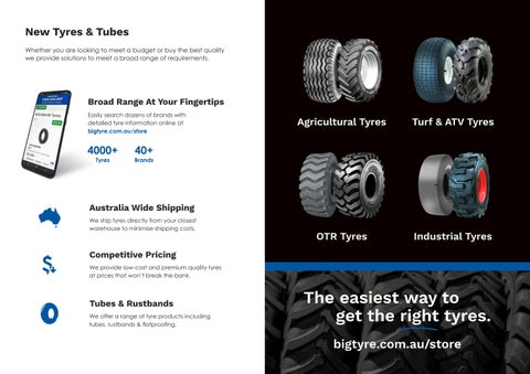 Big Tyre Agricultural Services 指南 第 7 页
