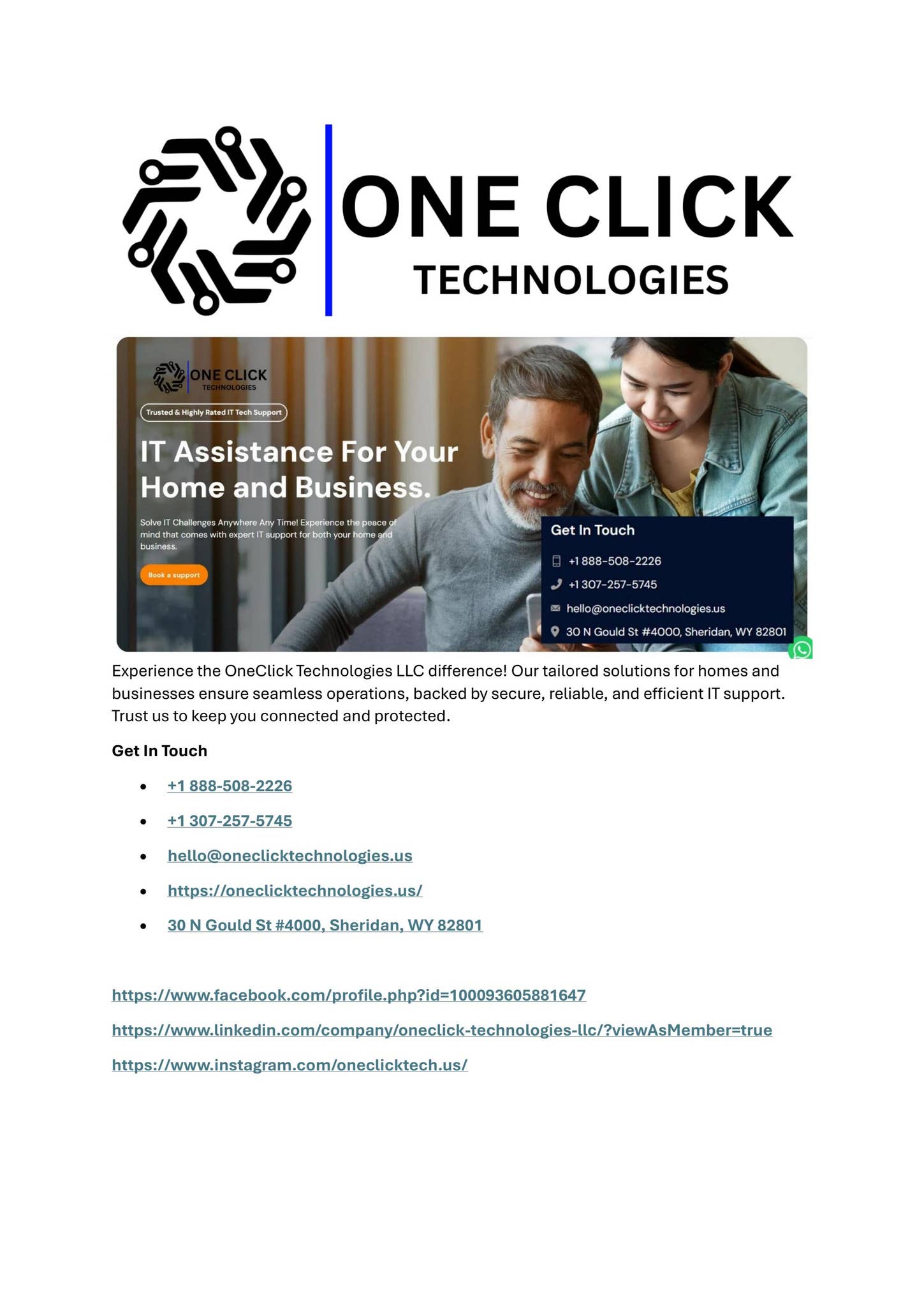 From Laptop Troubles to WiFi, We’re On It! by oneclicktechnologiesllc ...