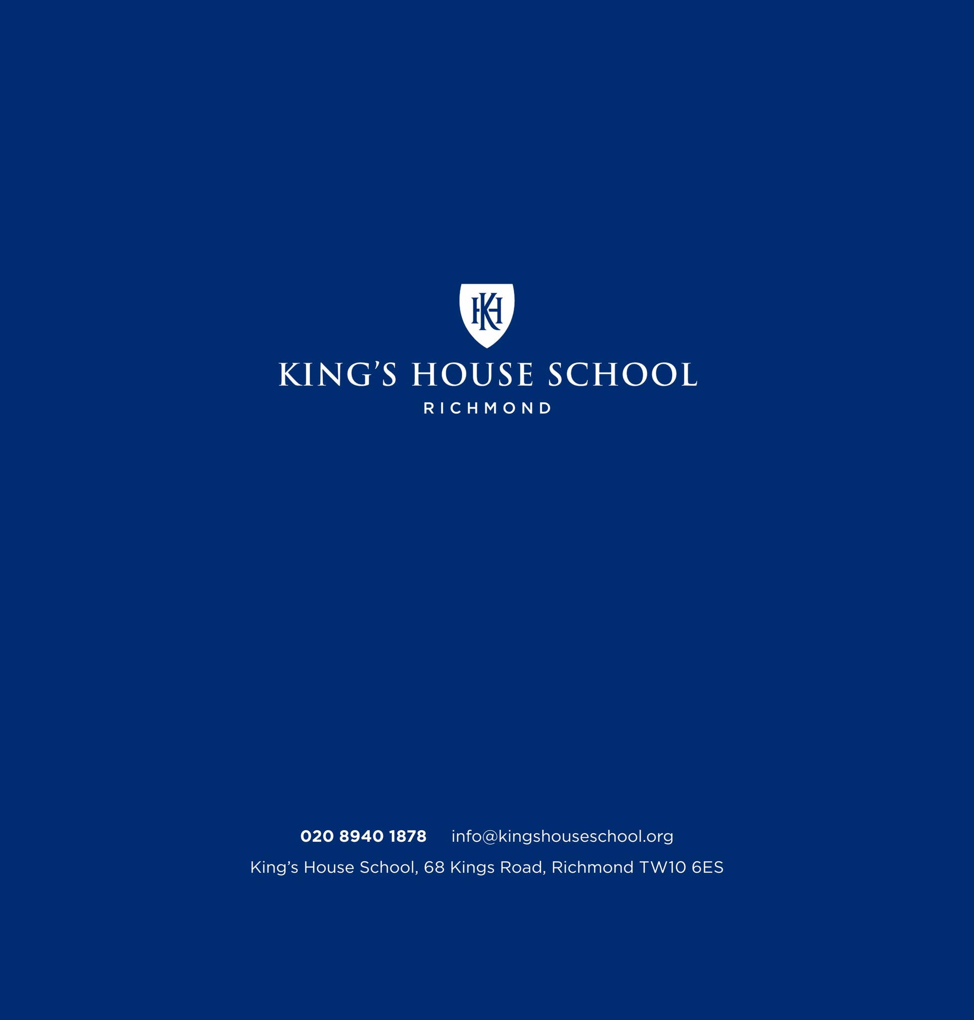King's House, Richmond | Prospectus by King's House School - Issuu