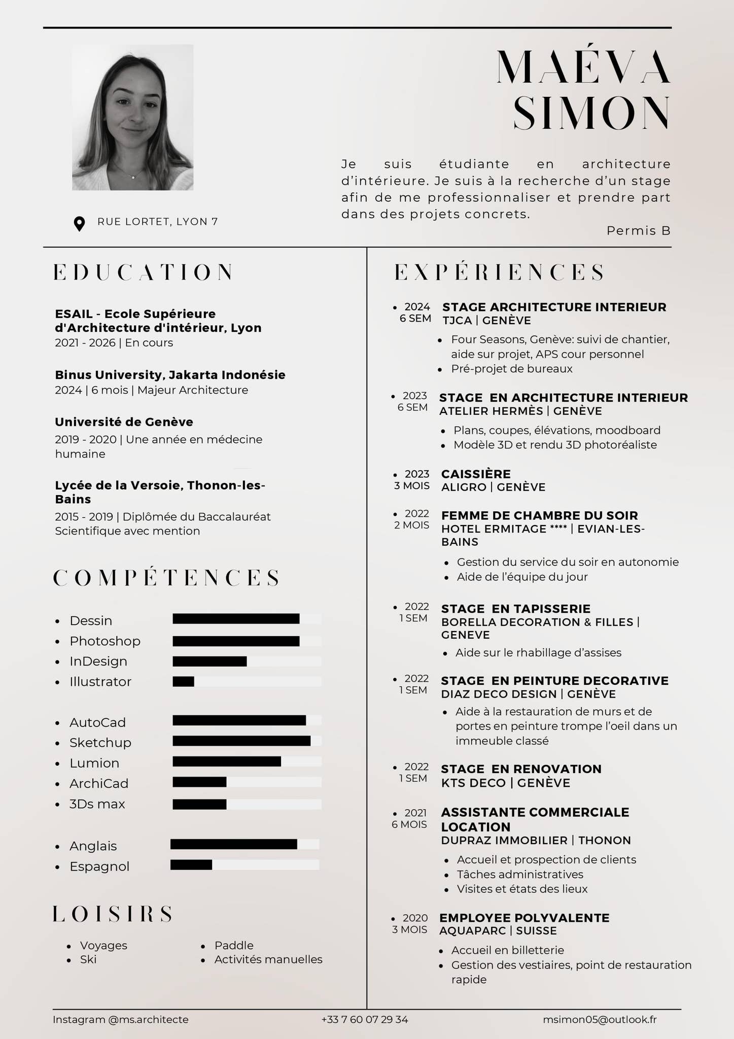 Curiculum Vitae - Maéva Simon by maevasimon - Issuu