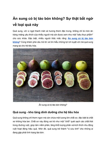 Lưu ý khi sử dụng quả sung