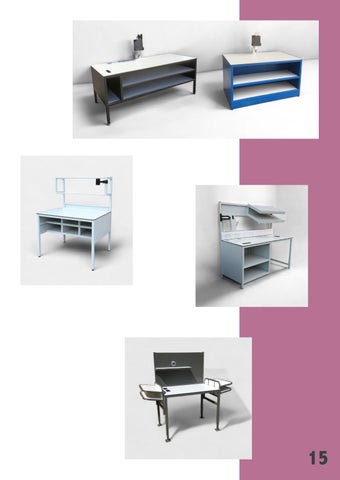 PRDEQUIPMENTSOLUTIONS 家具目录 · PACK BENCHES 第 15 页