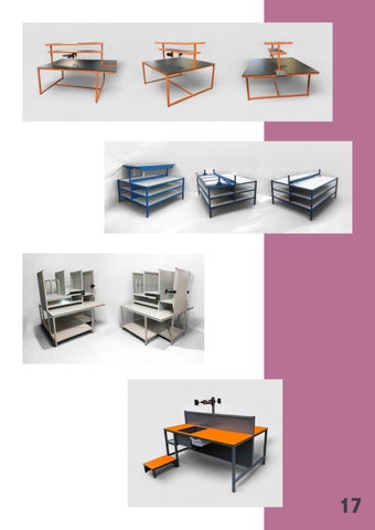 PRDEQUIPMENTSOLUTIONS 家具目录 · PACK BENCHES 第 17 页