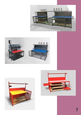 PRDEQUIPMENTSOLUTIONS 家具目录 · PACK BENCHES 第 7 页