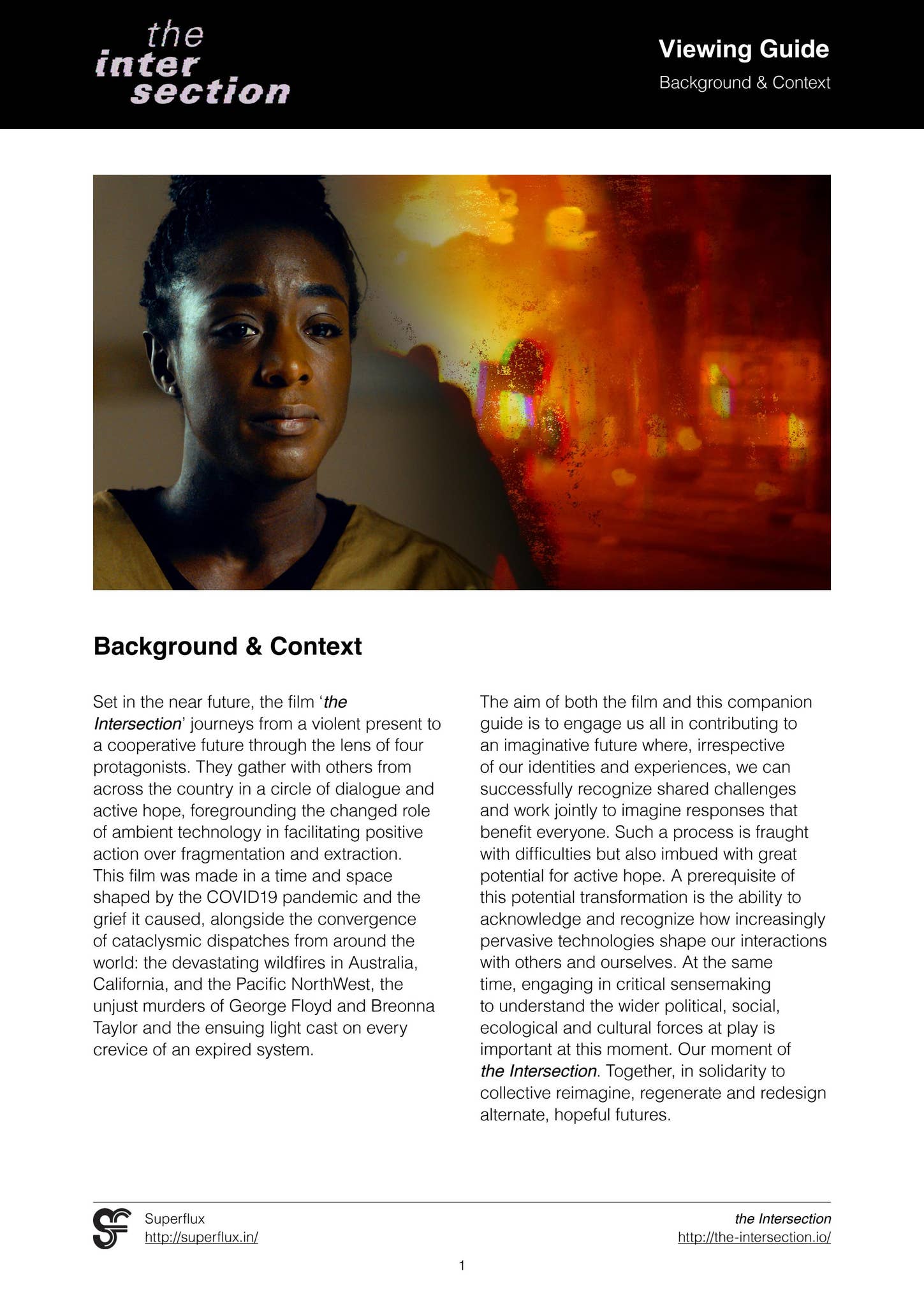 Documentaries Intersection the intersection - Viewing Guide by Superflux - Issuu