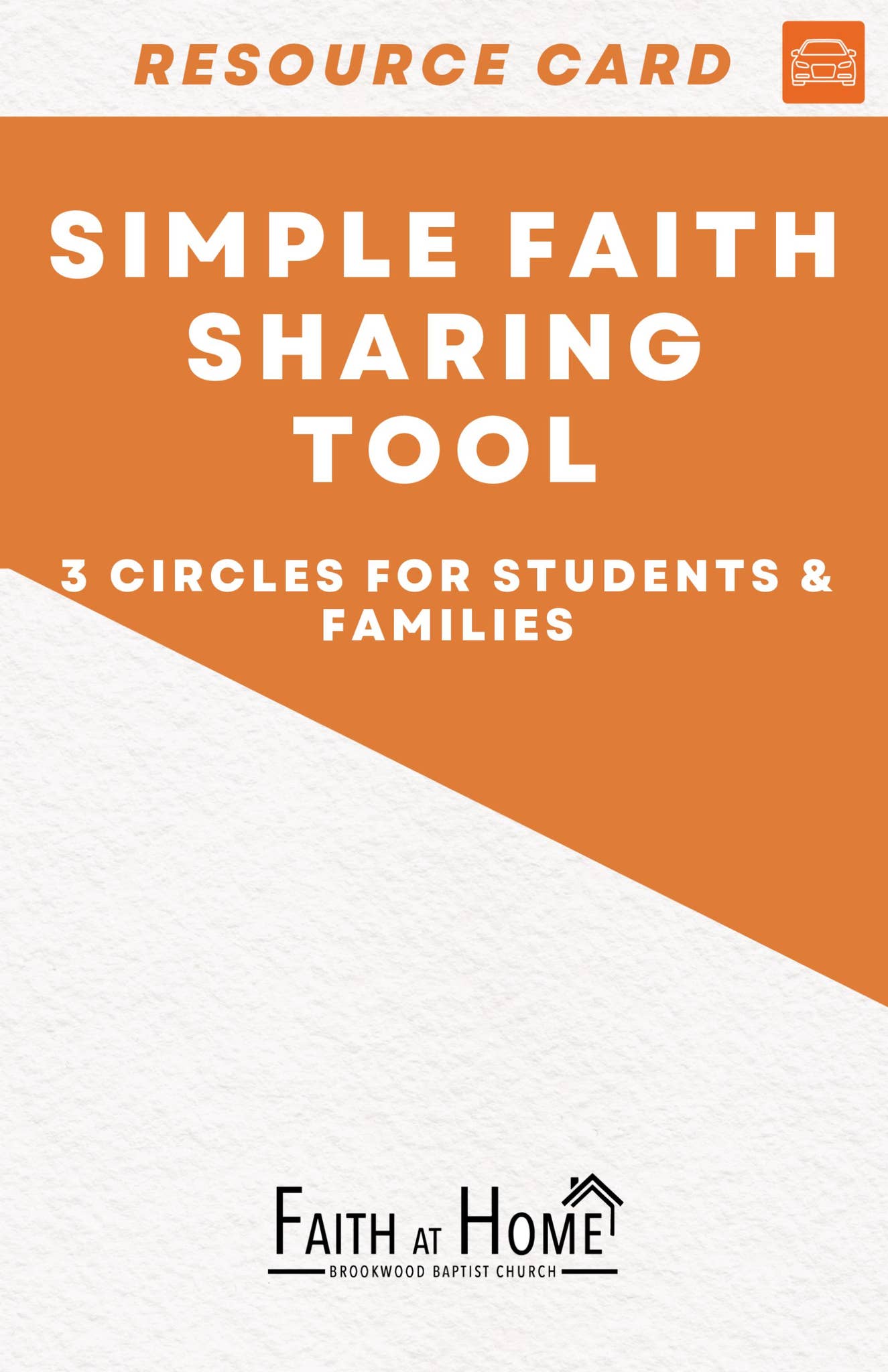Simple Faith Sharing Tool by BrookwoodBaptist - Issuu