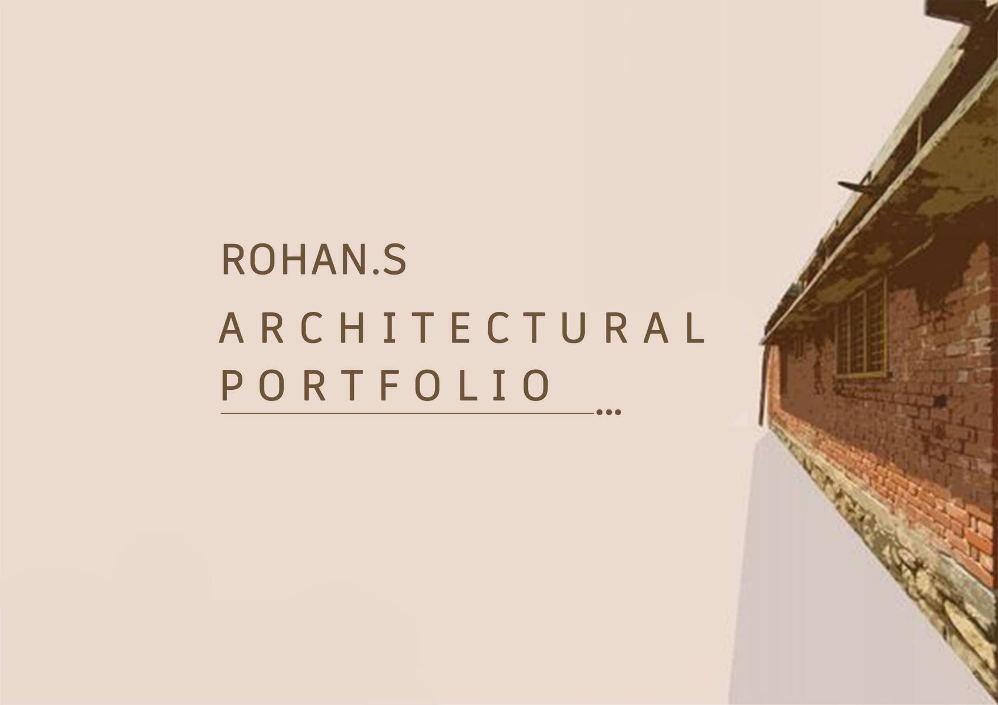 Architectural portfolio by Rakesh Rohan - Issuu