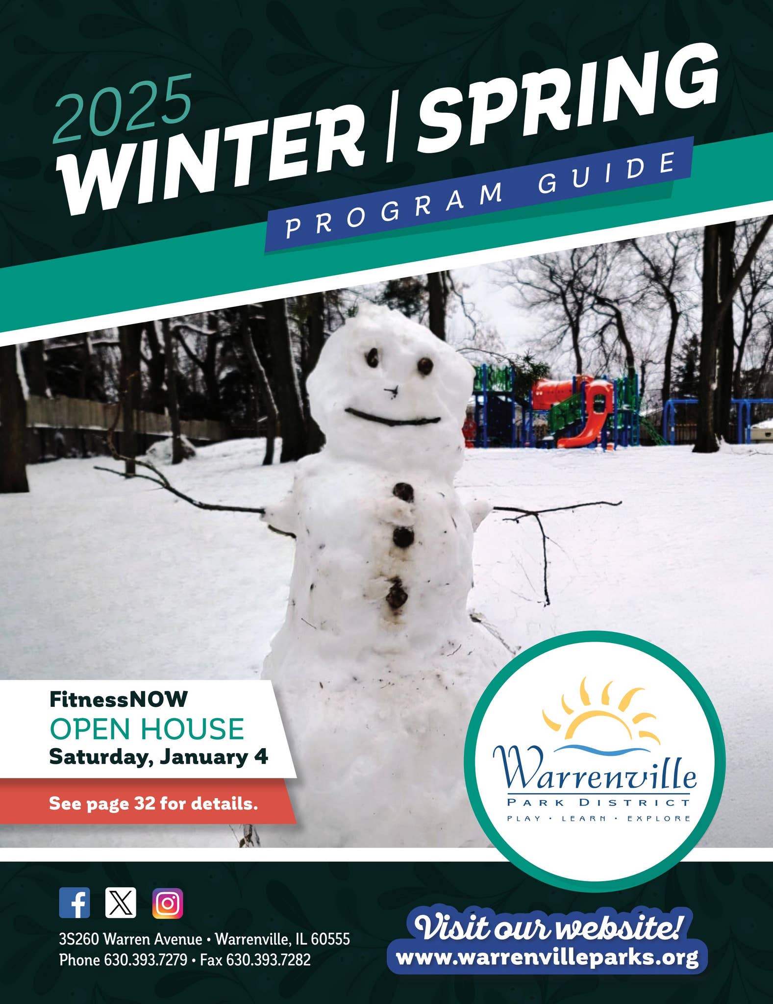 Warrenville Park District 2025 Winter Spring Guide by Warrenville Park  District - Issuu
