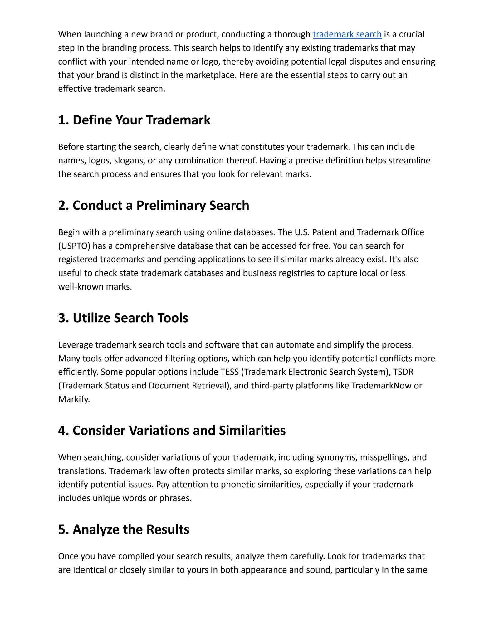 Trademark Search Before Filing - Step-by-Step Guide & Tips