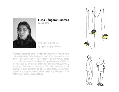 Luisa Gongora 灯饰目录 · Portafolio 德文 iluminación - Luisa Góngora 第 2 页