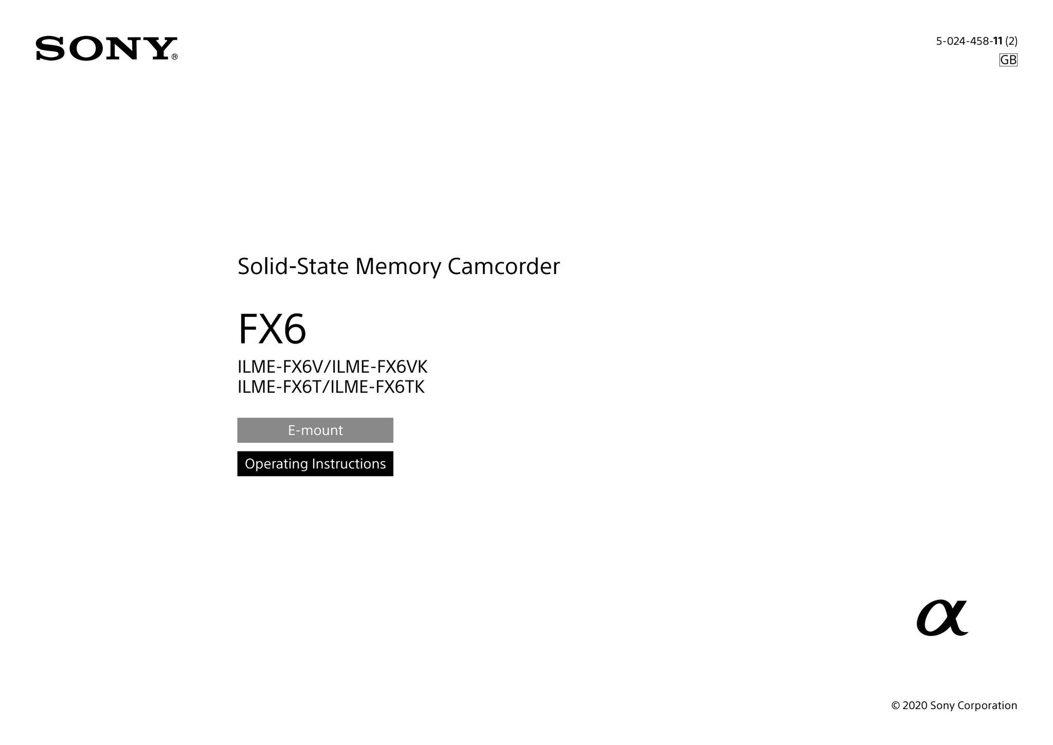 Sony FX6 User Manual by Samuel Caravana - Issuu