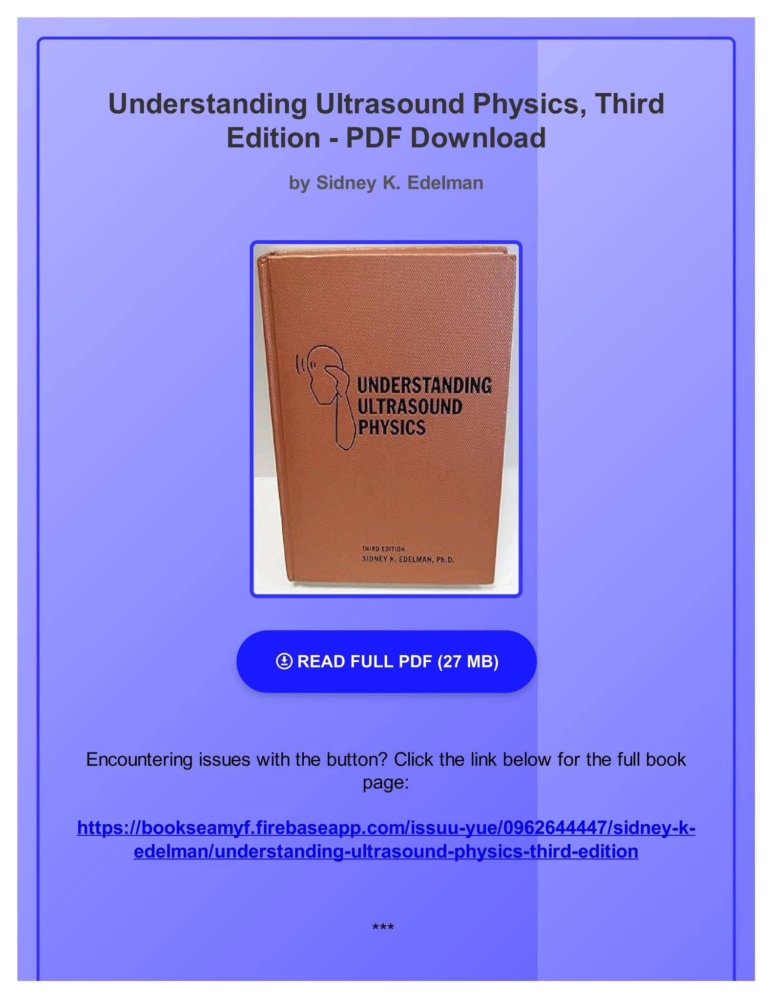 Understanding Ultrasound Physics 第四版 319mS2aDSfL._UF350,350_QL80_.jpg