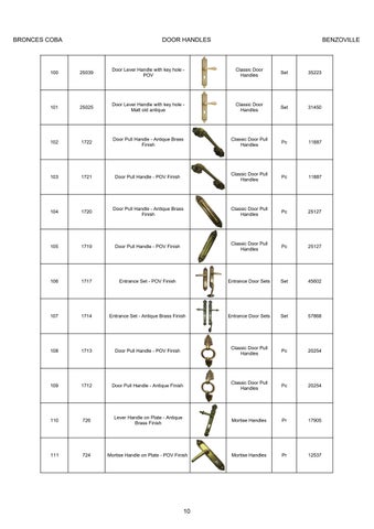 Bronces Coba Master 家具目录 2024-25 第 11 页