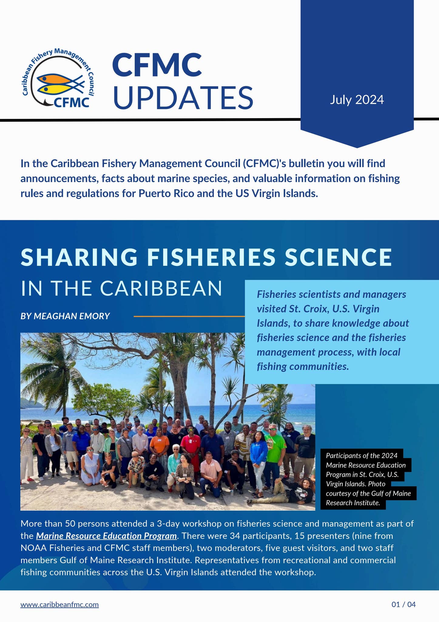 CFMC Updates (July 2024) by Caribbean Fishery Management Council - Issuu