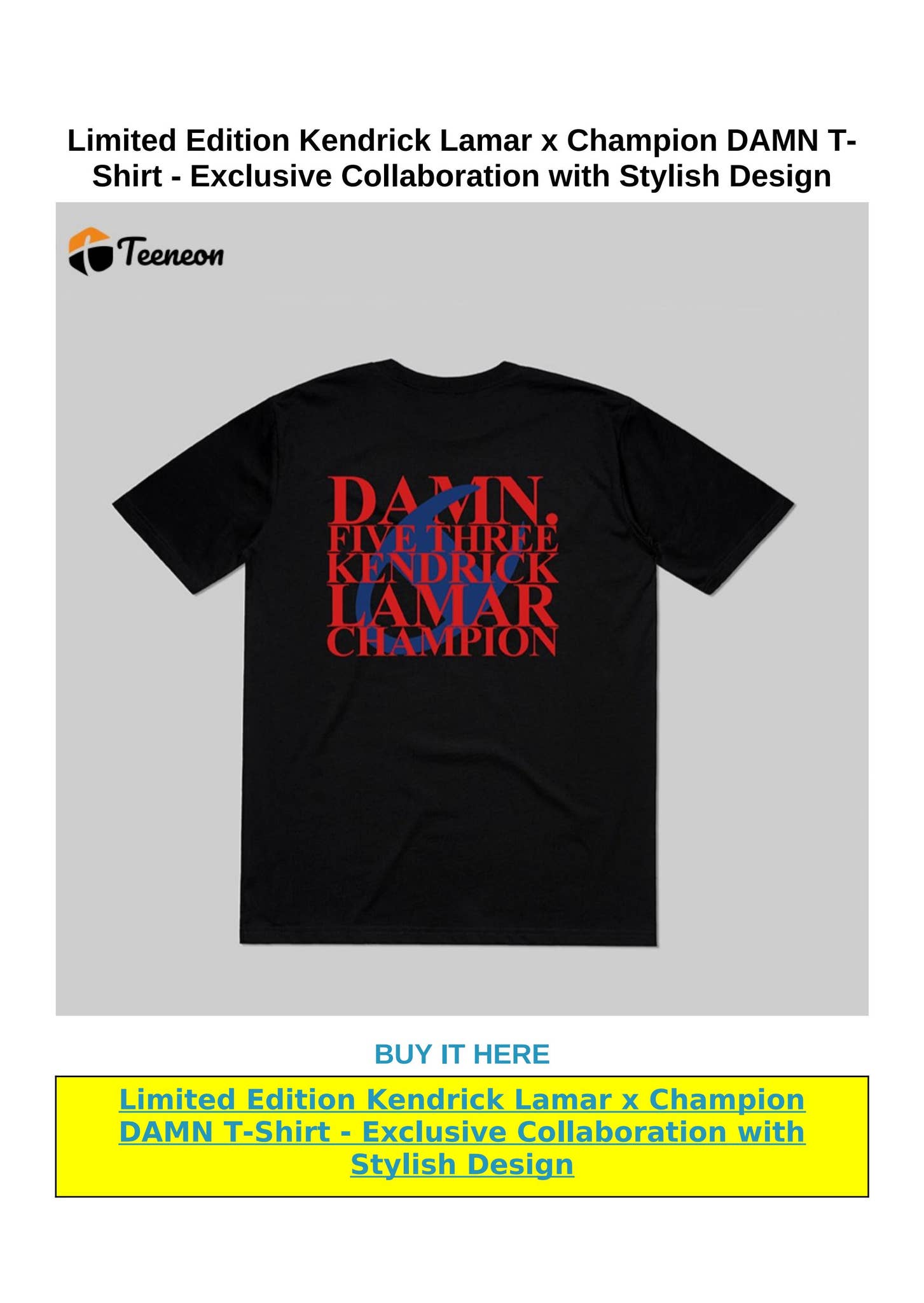 Kendrick Lamar DAMN Tシャツ XL 限定正規品 Kendrick Lamar Damn ラッパーTシャツ - メルカリ
