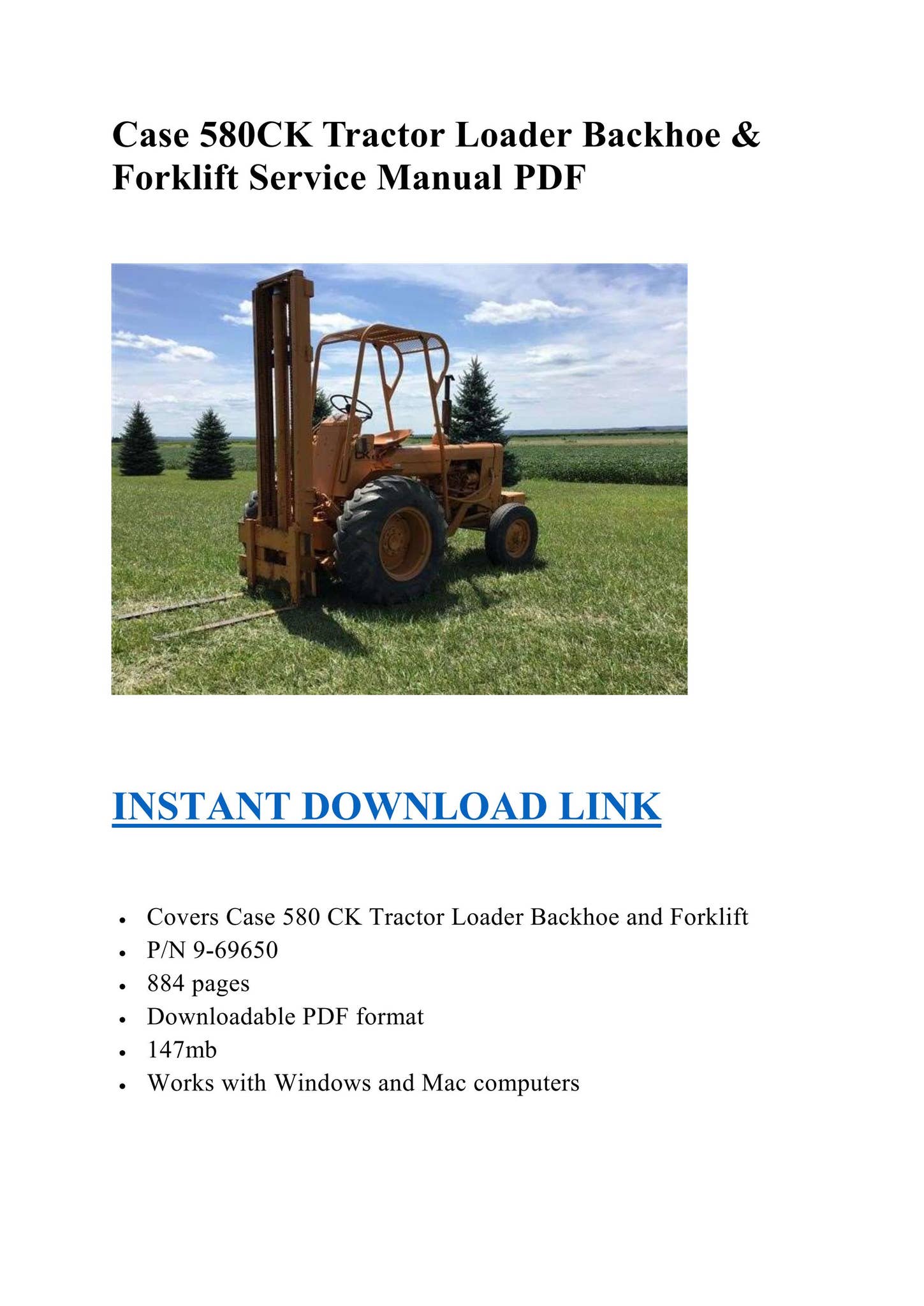 いすゞ　TRACTOR  TRAILER　hand book ハンドブック Amazon.com: Case 530 Ck Tractor Loader Backhoe Service