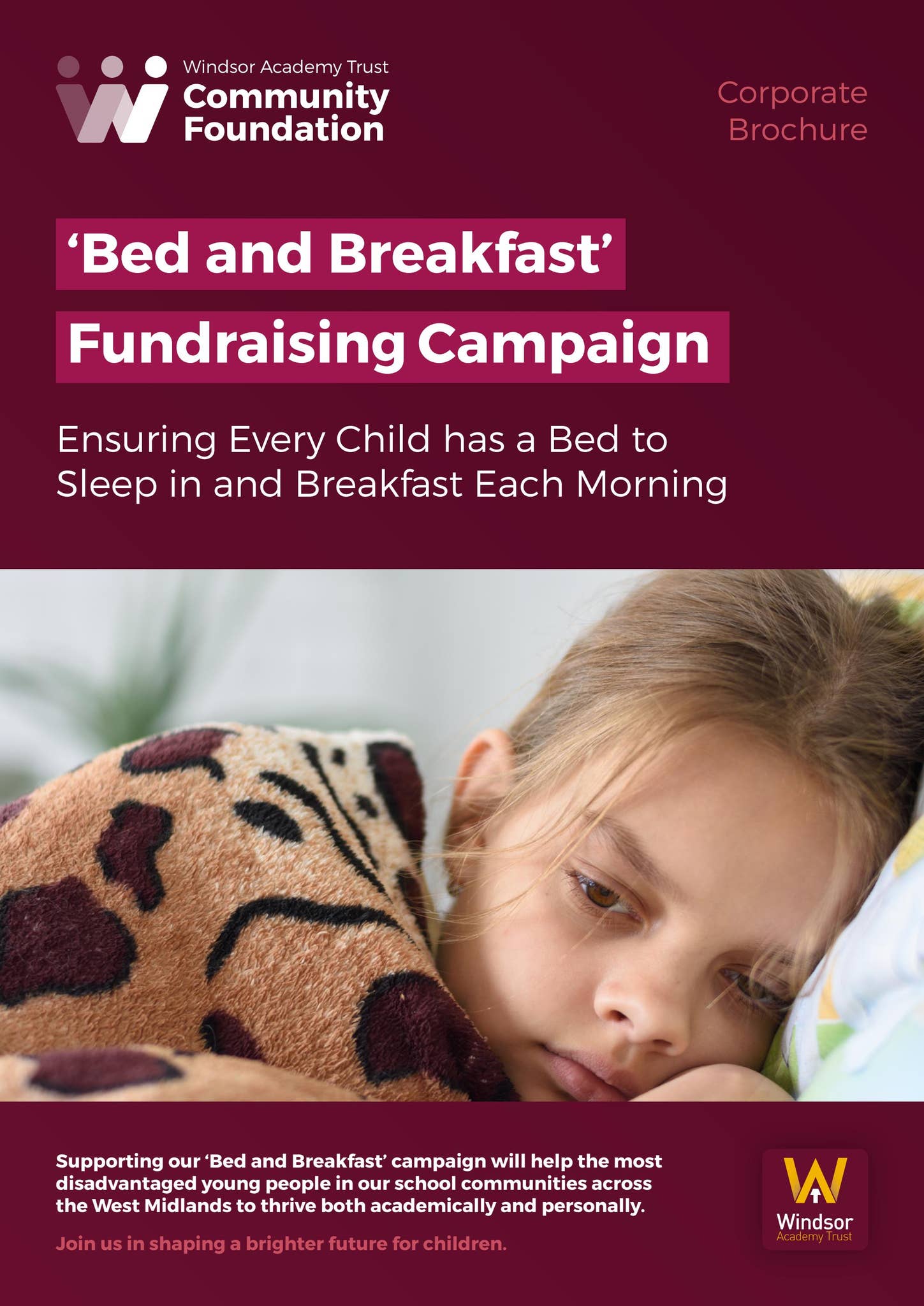 WAT Community Foundation Bed and Breakfast Campaign by Windsor Academy ...