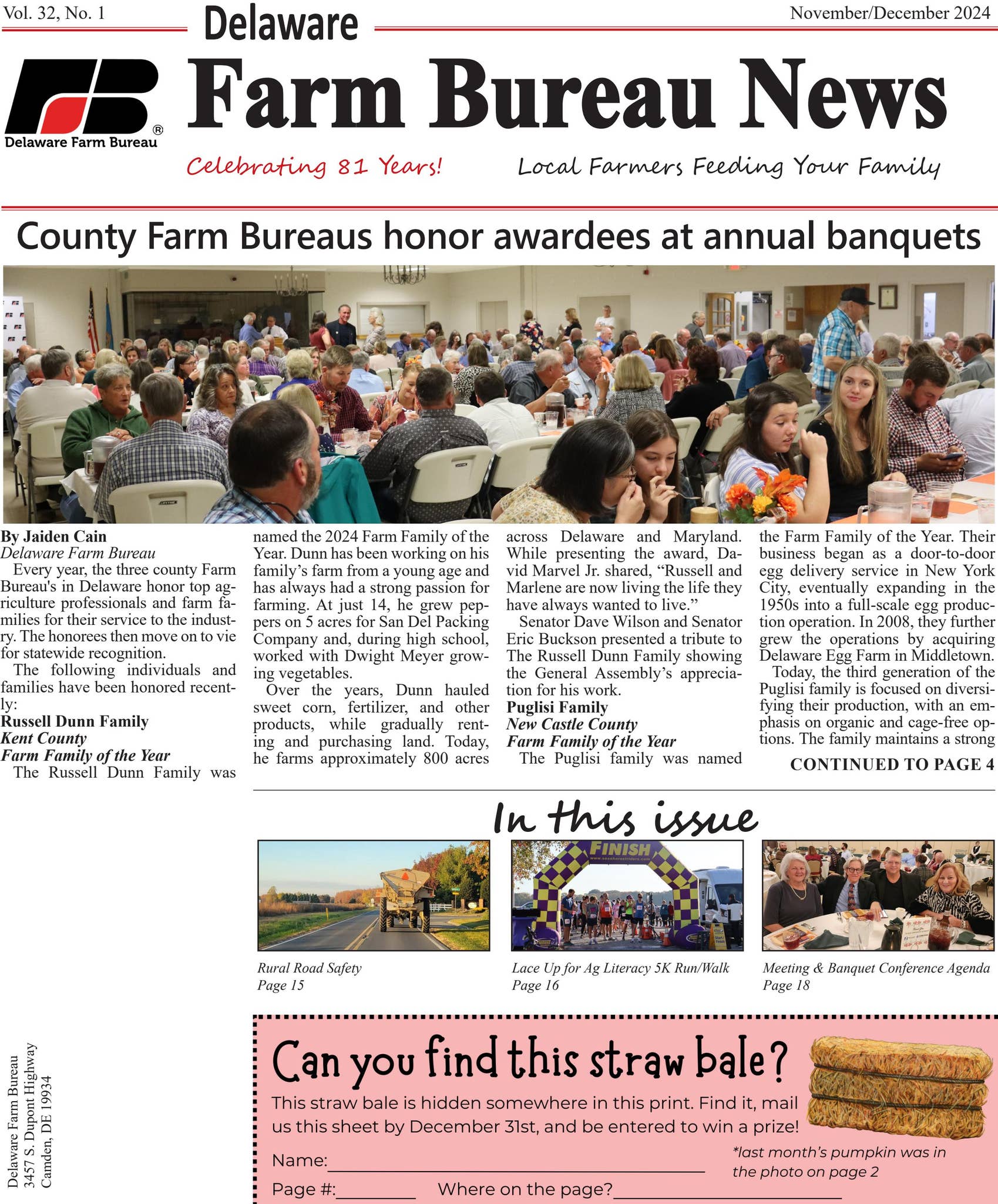 Delaware Farm Bureau News Nov/Dec 2024 by Delaware Farm Bureau - Issuu
