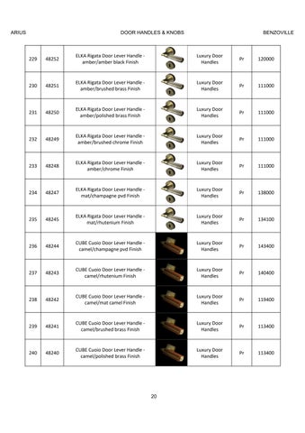 Elegance and Heritage in Every Handle, Crafted in the Heart of Tuscany-Arius 家具目录 2024-25 第 21 页
