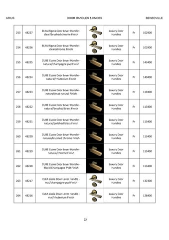 Elegance and Heritage in Every Handle, Crafted in the Heart of Tuscany-Arius 家具目录 2024-25 第 23 页