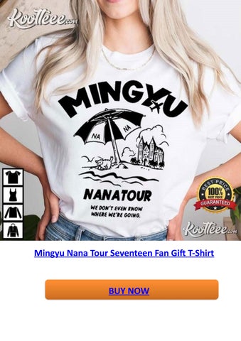 SEVENTEEN MINGYU NANA TOUR Tシャツ Seventeen Nana Tour Shirt Mingyu, Nanatour With Seventeen