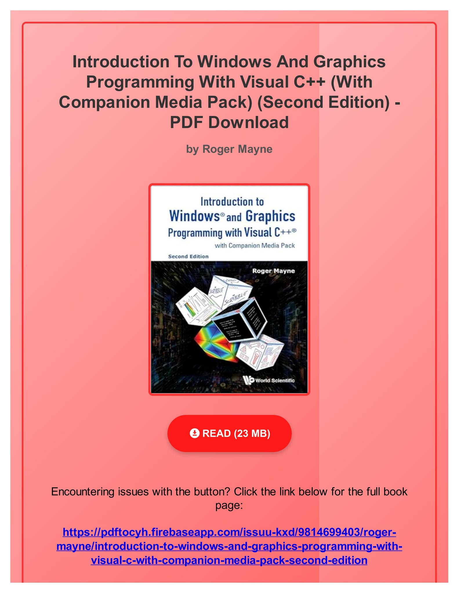 FREE PDF Introduction To Windows And Graphics Programming With Visual ...