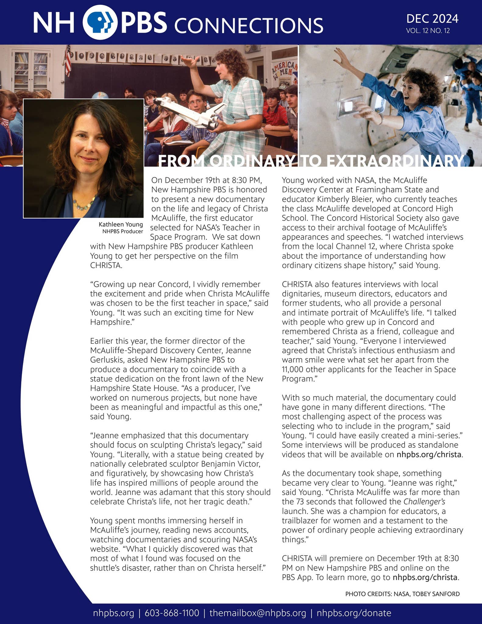 New documentary celebrates Christa McAuliffe's legacy | Education |  unionleader.com, image size:1583x2048